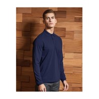 PR997 'Essential' Unisex Long Sleeve Polo Shirt 65% Polyester - 35% Cotton 200gsm