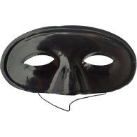 Zorro Carnival Plastic Mask with Elastic Band - One Size MARK032