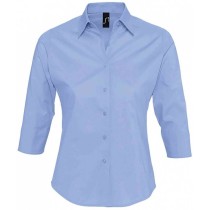 Sol's EFFECT 17010 LADIE'S 3/4 SLEEVED STRETCH SHIRT SIZE