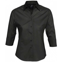 Sol's EFFECT 17010 LADIE'S 3/4 SLEEVED STRETCH SHIRT SIZE