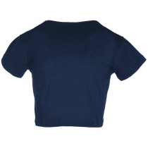 CROP 00590 Women's slub crop top Slub 140grs - 100% Cotton 135gr 100% cotton