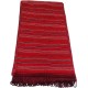Woven Striped Red Sash with Fringes – Traditional Costume Accessory