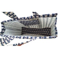 Large BEACH BAG Spacious Handmade 50x42x14cm MARK835