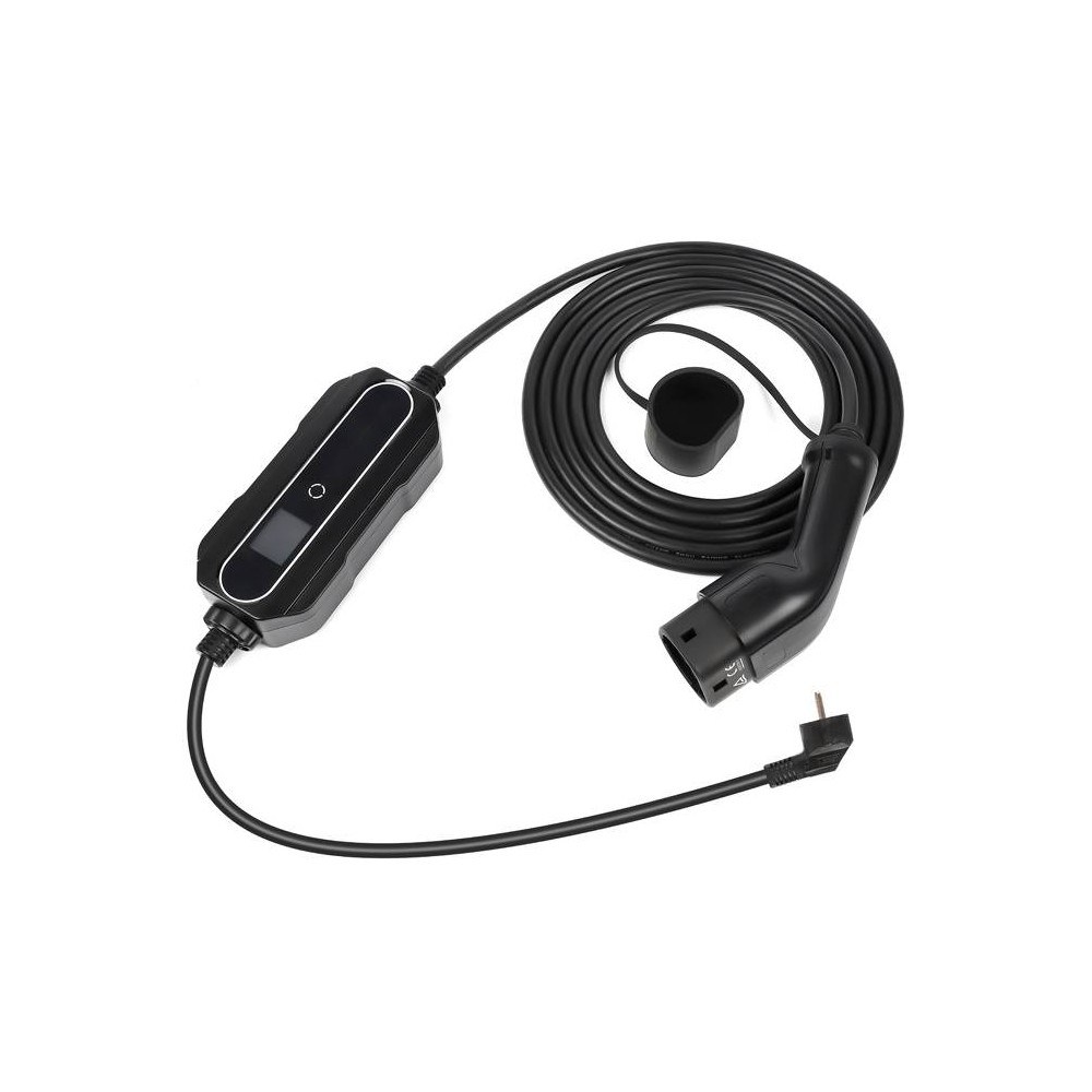 Electric Car Type 2 Charger 3.5KW 6-16Amp Schuko EU Plug EV Charging Cable 5 Meters Home Use Power Station