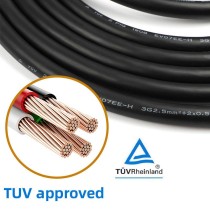 Electric Car Type 2 Charger 3.5KW 6-16Amp Schuko EU Plug EV Charging Cable 5 Meters Home Use Power Station