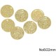 50pcs Brass Coin Unfinished 22mm (0.87") – Perfect for Greek Traditional Costumes & Jewelry
