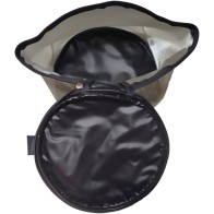 Travel Toiletry Cosmetic Shaving Bag 16.5x13cm with Net & Lightweight Design