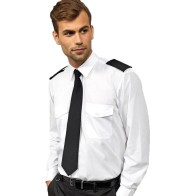 Men's Long Sleeve Pilot Shirt PR210 65% Polyester - 35% Cotton Poplin, 105gsm