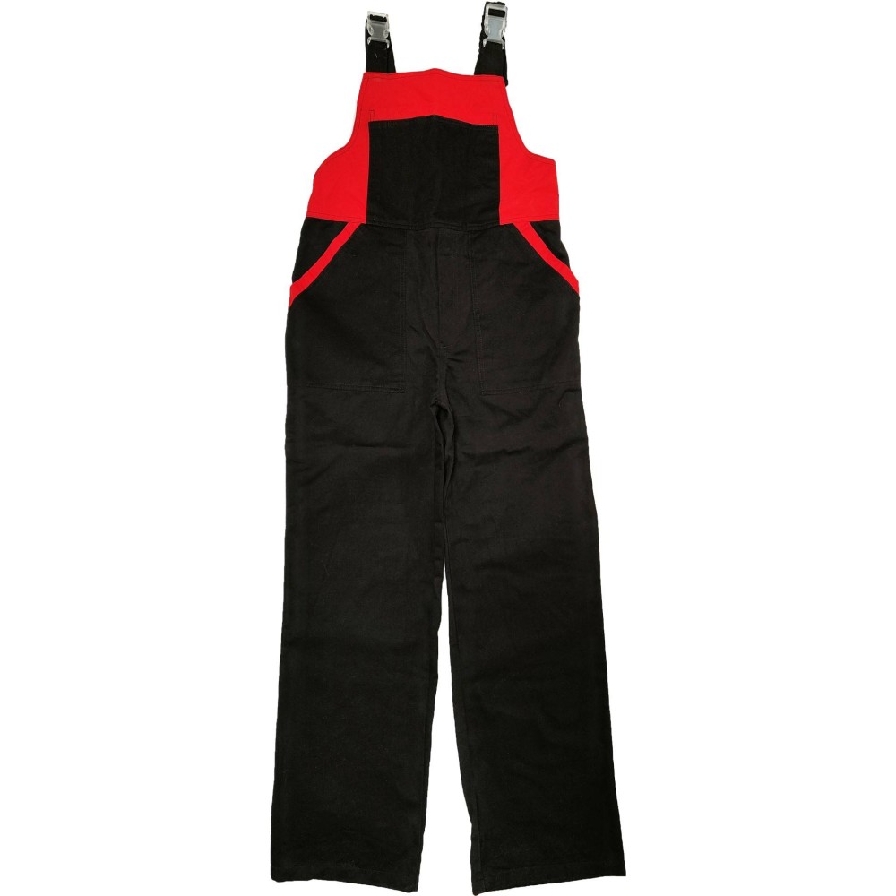 WORK WEAR OVERALL overalls with suspenders 100% Cotton Durable Denim Black Greek MARK065
