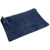 20102 Jeans toiletry bag size: 24x16cm Denim 220gsm, 85% Cotton - 15% Polyester