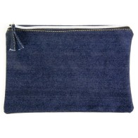 20102 Jeans toiletry bag size: 24x16cm Denim 220gsm, 85% Cotton - 15% Polyester