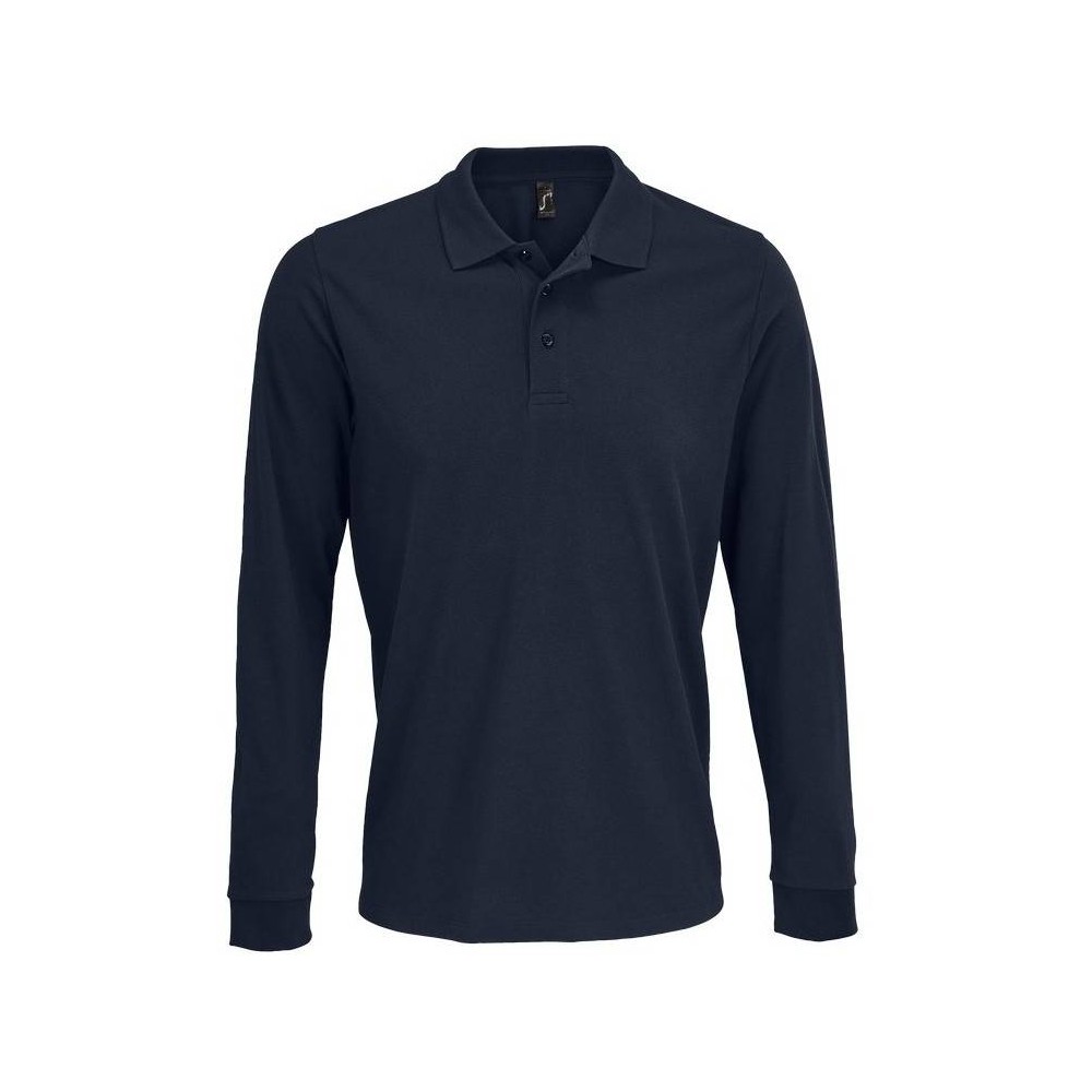 Sol's Prime LSL 03983 Unisex long-sleeves polo shirt Pique 200gsm 65% Polyester 35% Cotton