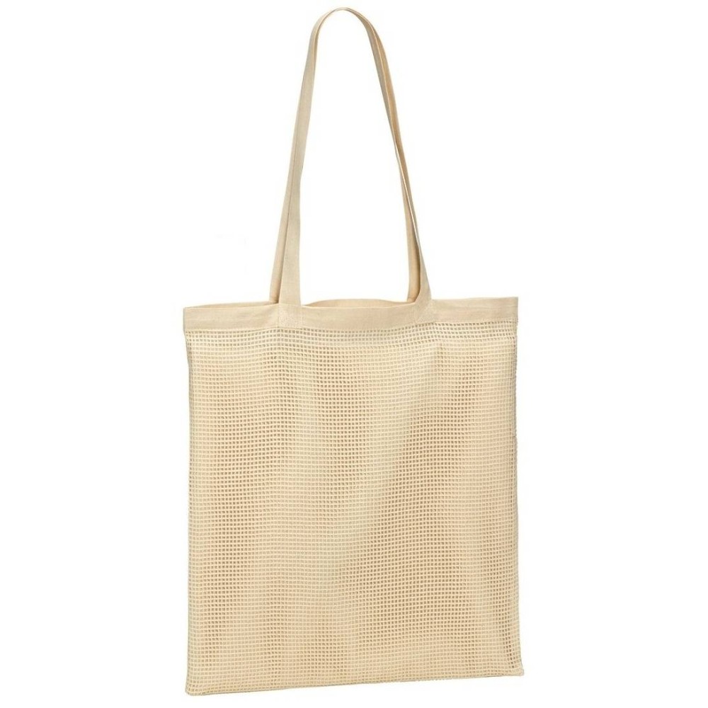 UBAG Corfu Shopping bag with mesh 38x42cm 100% Cotton 130gsm 10L