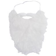White Christmas Santa Claus Beard MARK857 - One Size Fits Most