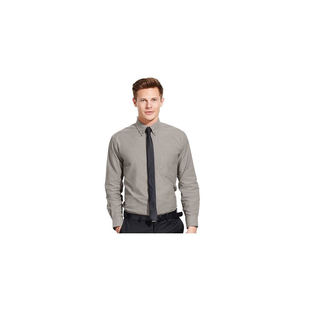 SOL'S BOSTON 16000 MEN'S LONG SLEEVED OXFORD SHIRT 70% cotton - 30% polyester. 135gsm