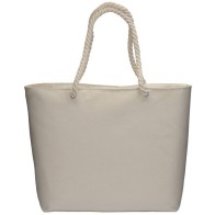 Delta 23116 Beach bag with zipper 55x39x15cm 100% Cotton
