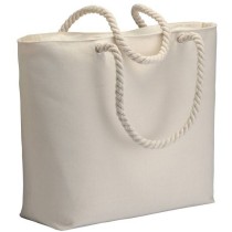 Delta 23116 Beach bag with zipper 55x39x15cm 100% Cotton