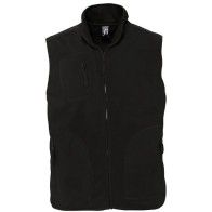 SOL'S NORWAY 51000 UNISEX SLEEVELESS CARDIGAN FLEECE VEST top mo