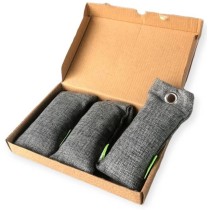 EcoSavers Bamboo Charcoal Air Purifying Bags – Set of 3