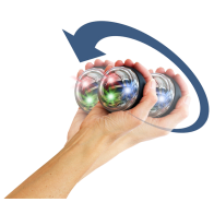 POWERplus Starfish Hand Power Gyroscope Wrist Trainer with LEDs