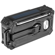 POWERplus Bison Dynamo Solar USB FM DAB+ Radio Bluetooth PowerBank Flashlight