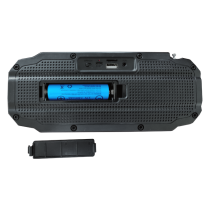Solar USB powered BLUETOOTH SPEAKER FM Scan Radio MP3 Player POWERplus Buffalo