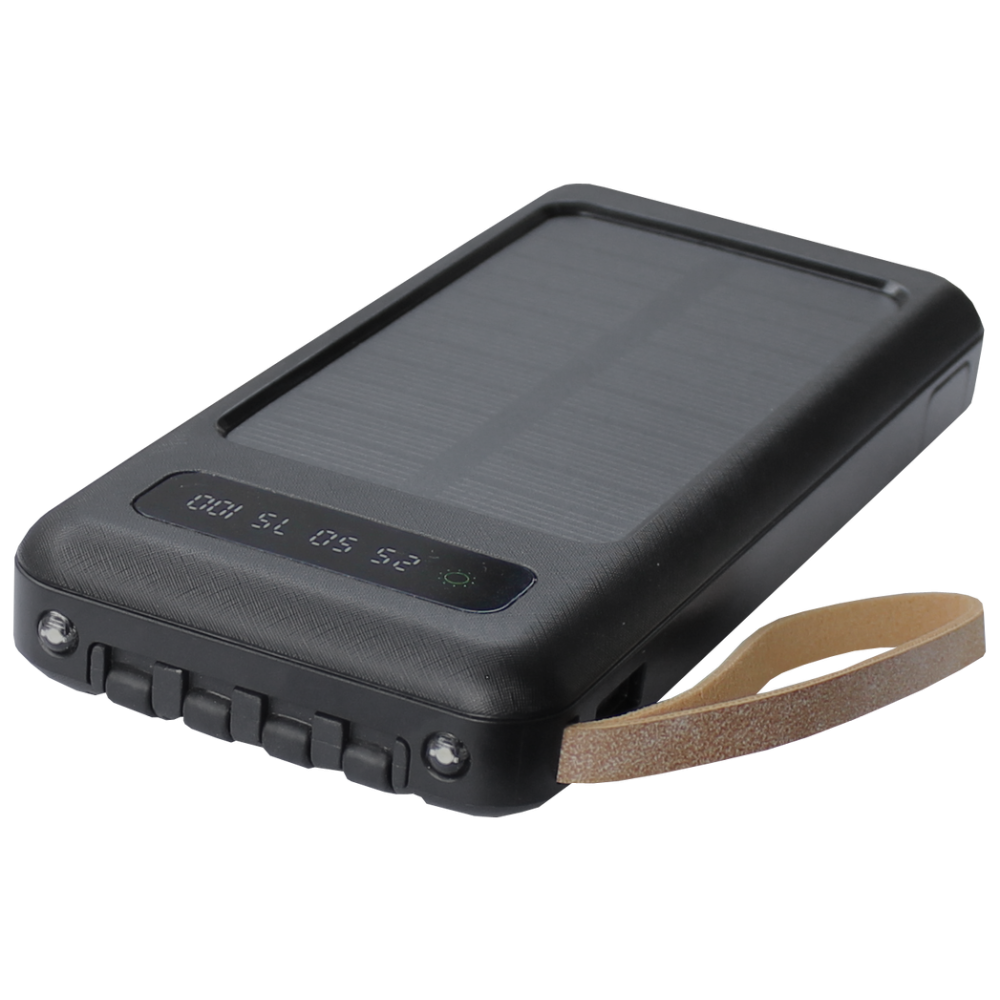 Ηλιακό & USB 10.000mAh PowerBank με Καλώδια Φόρτισης POWERplus Manta