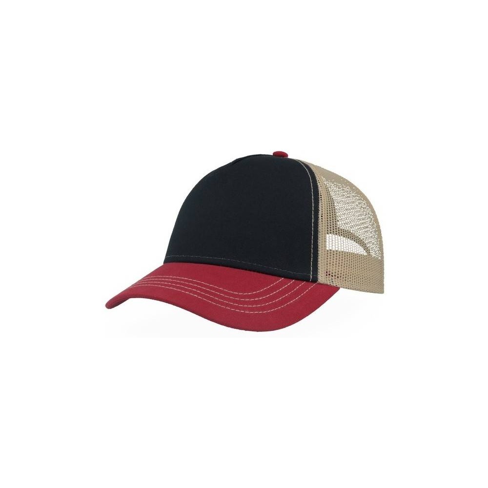 Atlantis S-Rapper Canvas cap 5 Panel mesh Hat Jockey 100% Cotton Canvas 270g