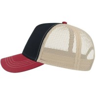 Atlantis S-Rapper Canvas cap 5 Panel mesh Hat Jockey 100% Cotton Canvas 270g