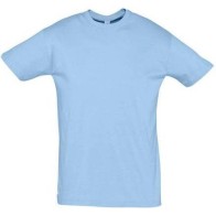 T-SHIRT UNISEX ΜΕ ΣΤΡΟΓΓΥΛΉ ΛΑΙΜΌΚΟΨΗ SOLʼS REGENT - 11380
