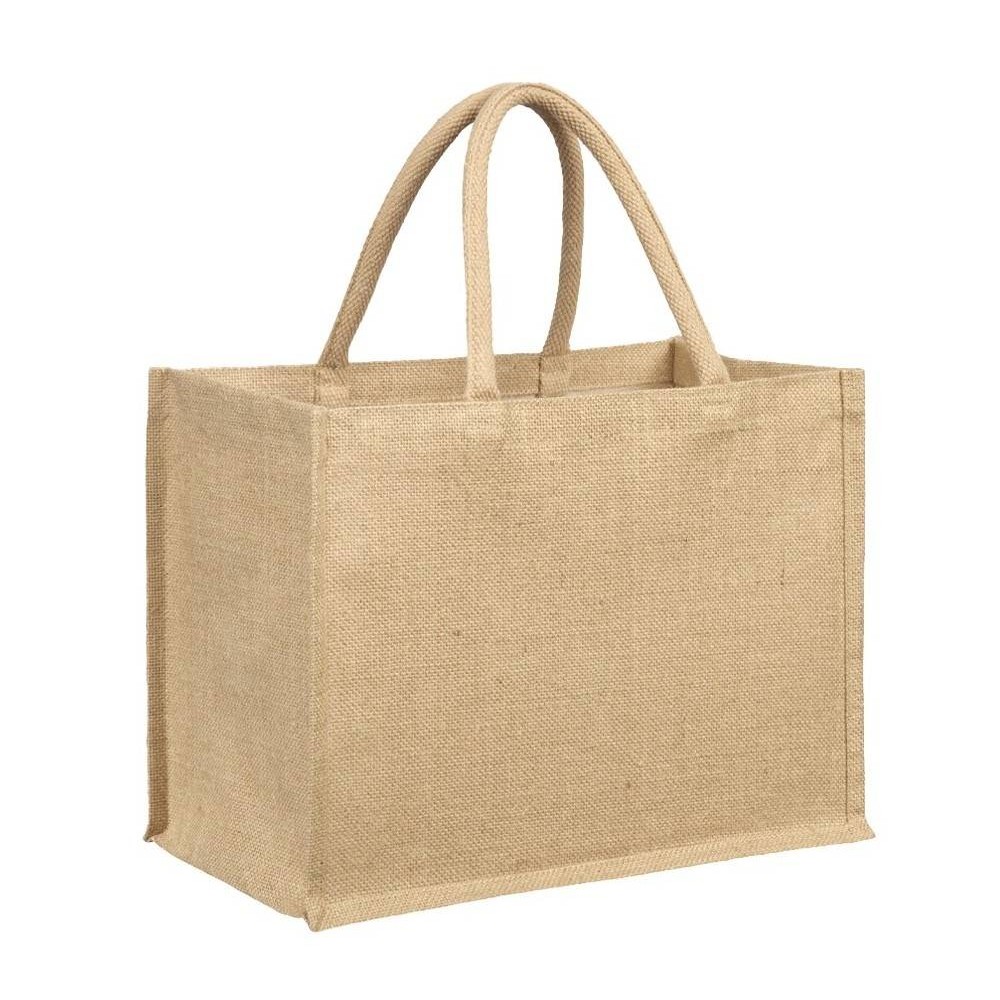 UBAG Beach jute bag with rounded handles : 36 x 27 x 20cm Handles: 40 x 2cm Capacity: 19L
