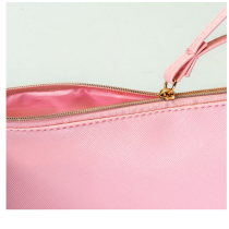 GRAIN 24158 Toiletry bag in PU fine grain saffiano Bag size 26 x 17cm
