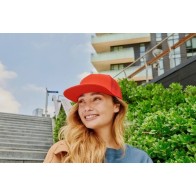 ATLANTIS S-SNAP MESH 6-Panel Flat Visor Cap with Mesh 100% Recycled Polyester