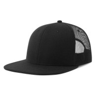 ATLANTIS S-SNAP MESH 6-Panel Flat Visor Cap with Mesh 100% Recycled Polyester