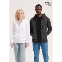 SOL'S CARTER 03812 Unisex Full-Zip Hooded Jacket, Recycled Polyester