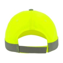 Atlantis Helpy 5-panel jockey cap 100% Polyester Peak with contrast colour binding