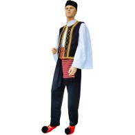 Traditional Vlachos Costume Thessaly-Macedonia | Premium Woolen Outfit MARK090