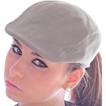 Atlantis 844 Cotton Newsboy Cap, Adjustable Back Clasp