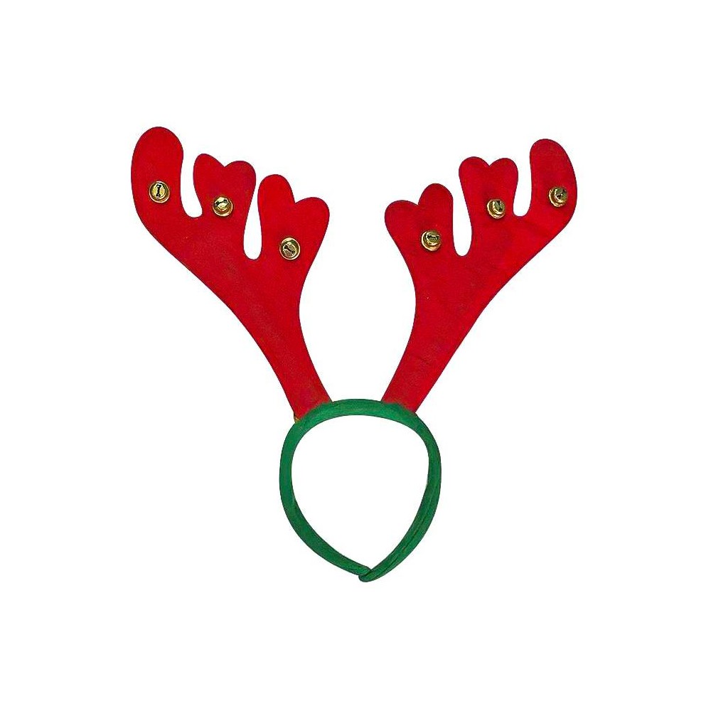 Reindeer Antlers Headband with Bells Christmas XMASfest 1131524 - 1 Piece Reindeer Antlers Headband with Bells Christmas XMASfest 1131524 - 1 Piece