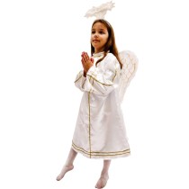 Christmas Angel Costume with Wings and Halo - Greek Made MARK645