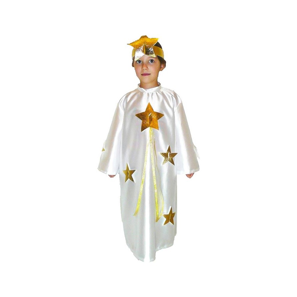 Christmas Costume Kids Little Star White MARK647