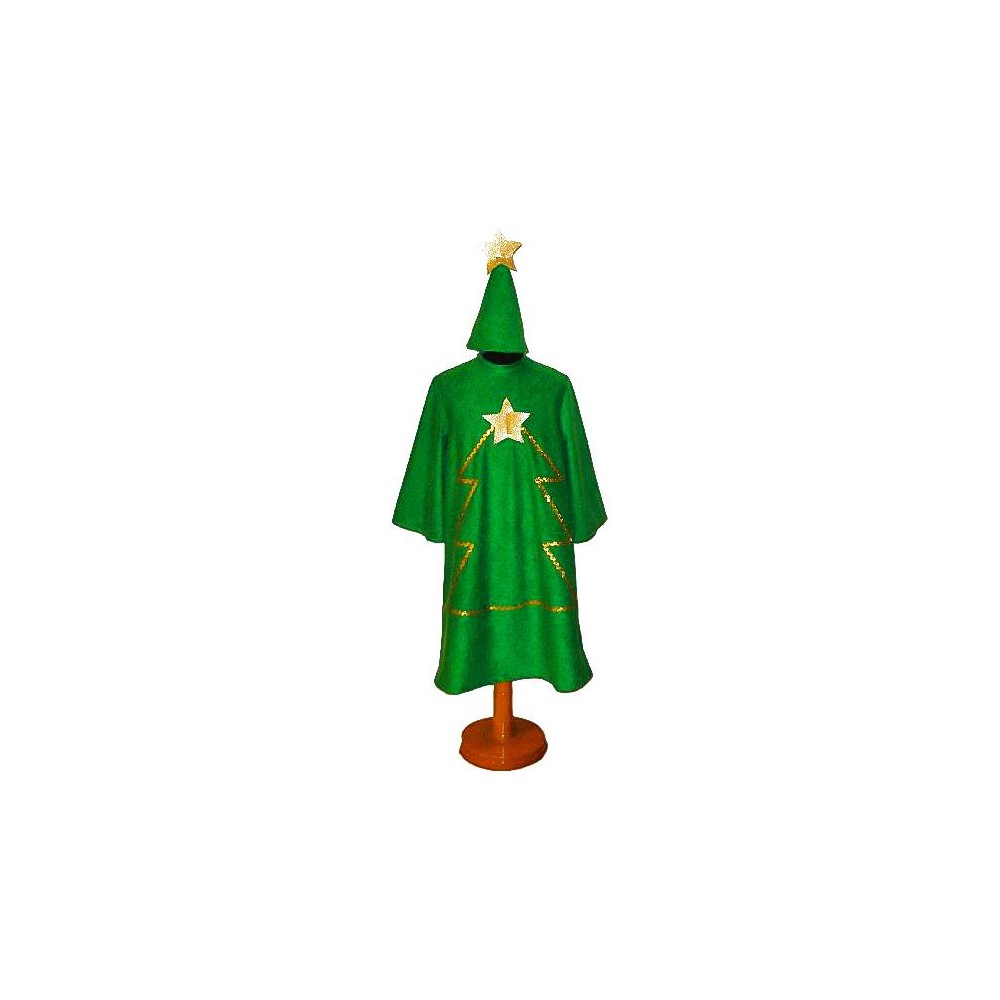 Christmas Tree Costume with Dress and Hat - Greek Made MARK654