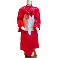 Christmas Costume Bell – Dress & Ribbon – Greek Handmade MARK762