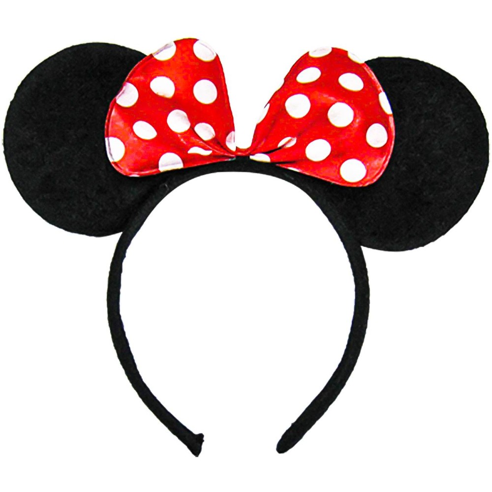 Mouse Ears Headband with Bow 22x19cm Carnavalista