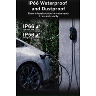Portable EV Charger 3.5kW AC Schuko-Type 2, 8-16A, 5m with LCD Display