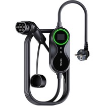 Portable EV Charger 3.5kW AC Schuko-Type 2, 8-16A, 5m with LCD Display