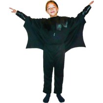 Bat Costume 8-14 Years MARK501 - Black with Wings on Back & Arms