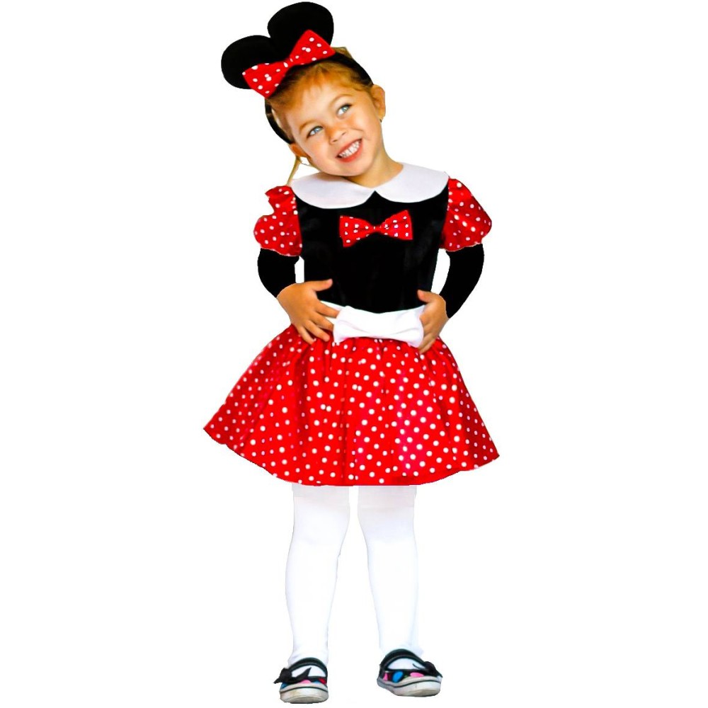 Αποκριάτικη Στολή Ποντικάκι Κορίτσι Minnie Mouse 1-10 Ετών - MARK512