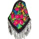 Traditional Scarf with Fringes 105x105cm MARK791 – Greek Folk Costume Accessory