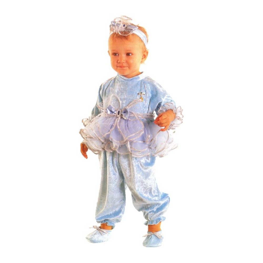 Baby Princess Costume 6-18 Months – Blue Romper with Accessories MARK862
